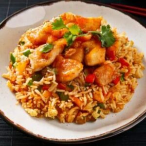 Chicken Manchurian Fried Rice