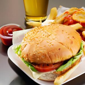 Tandoori Paneer Burger