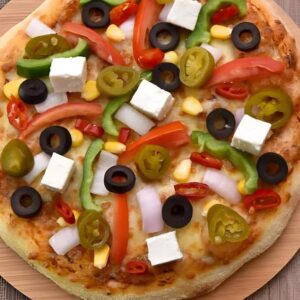 Mix Veg Cheesy Pizza [7 inches]