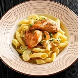 Chicken Garlic Sauce Pasta