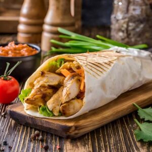 Tandoori Chicken Shawarma